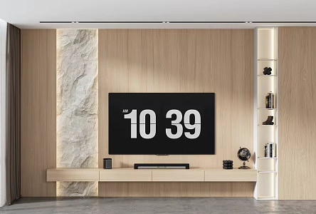 Modern TV Background Wall TV Wall TV Minimalist TV Wall TV Cabinet Decorations Ornaments 3d model