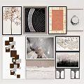 Modern Wall Art Collection With Tree Geometric Landscape And Abstract Prints
