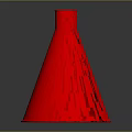 Red Megaphone Commercial Equipment With Handle Design For Business Use