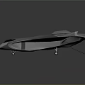 Modern Spaceship Spacecraft 3d model