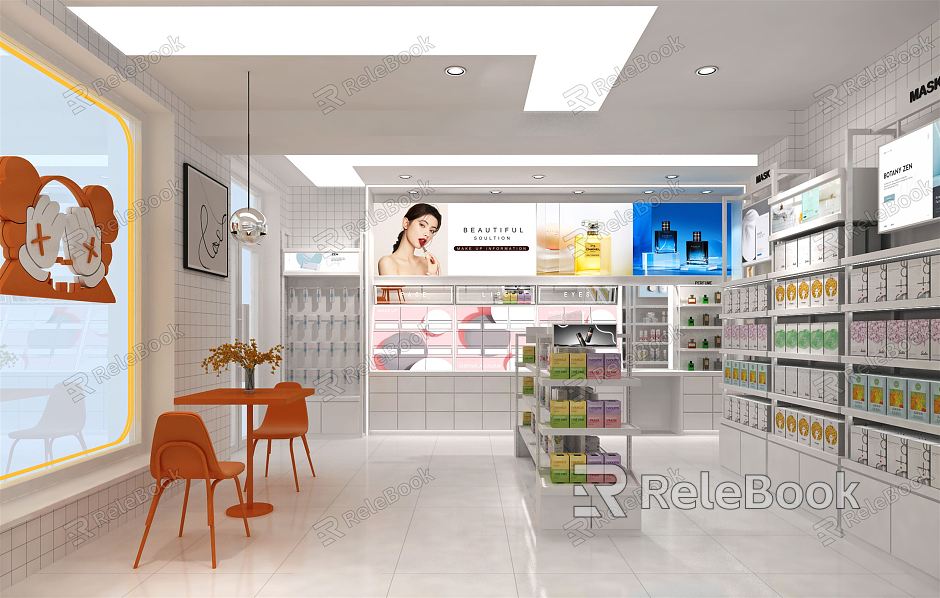 Modern Cosmetics Store model