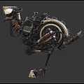 Modern Chassis Bird Robot Bird 3d model