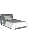 Modern Single Bed 3d model