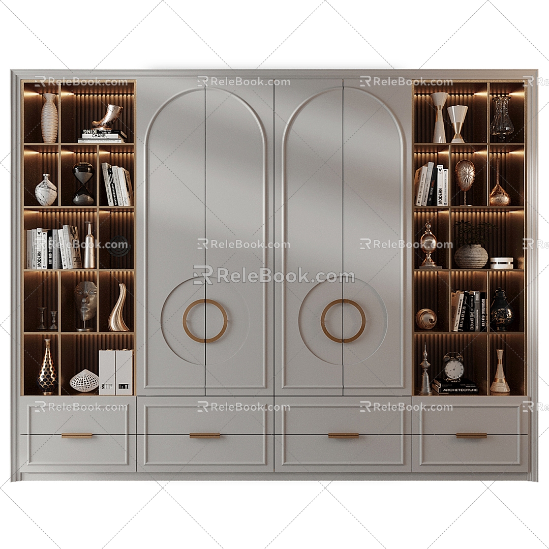 Decorative cabinet 3d model