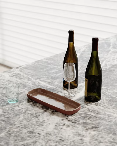 Modern Ornaments Combination Desktop Ornaments Bottle Kitchen Ornaments Cup 3d model