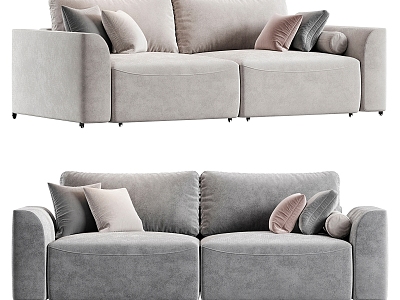 Modern double sofa model