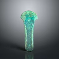 Ancient Bronze Carving Sculpture With Green Patina And Unique Artistic Design