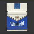 Winfield Blue And White Cigarette Pack With Filter Cigarettes Label Design