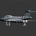 Military Aircraft Weapon Model White Fighter Jet With Red Blue Stripes And Number 447