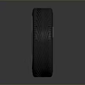 Car Wheel Rim And Tire Design With White Spokes And Black Rubber Tread