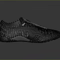 Puma Black Casual Sneaker With Striped Interior Breathable Design And Rubber Sole