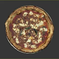 Skilled Pizza Chef Makes Fresh Pie With Tomato Cheese And Basil Leaves