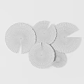 Modern Decorative Wall Art Pieces With Circular Radial Stripe Design For Home Interior