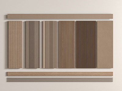 Wall board Grille board Great wall board Decorative board Wood veneer Background board Wood grid model