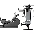 Professional Sports Equipment Featuring Leg Press Machine And Multi Functional Training Station For Gym Workouts