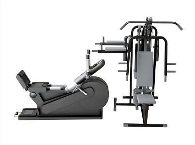 Modern Fitness Equipment Treadmill Lifting Machine 3d model