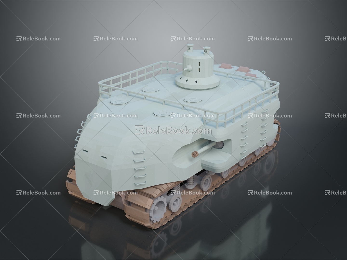 Sci-fi Tank Cartoon Tank Sci-fi Vehicle Sci-fi Vehicle World of Tanks Tank War Anime Tank 3d model