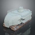 Sci-fi Tank Cartoon Tank Sci-fi Vehicle Sci-fi Vehicle World of Tanks Tank War Anime Tank 3d model