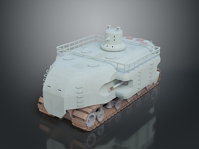 Sci-fi Tank Cartoon Tank Sci-fi Vehicle Sci-fi Vehicle World of Tanks Tank War Anime Tank 3d model