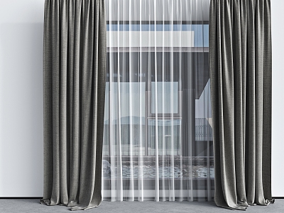 Curtains 3d model