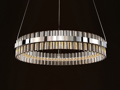 Modern Chandelier Delight Series Crystal Suspension 3d model