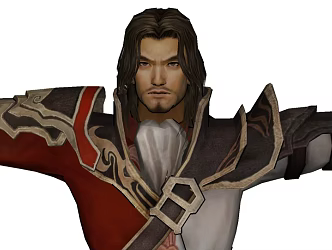 Modern Game Character Three Kingdoms Unparalleled Character Man 3d model