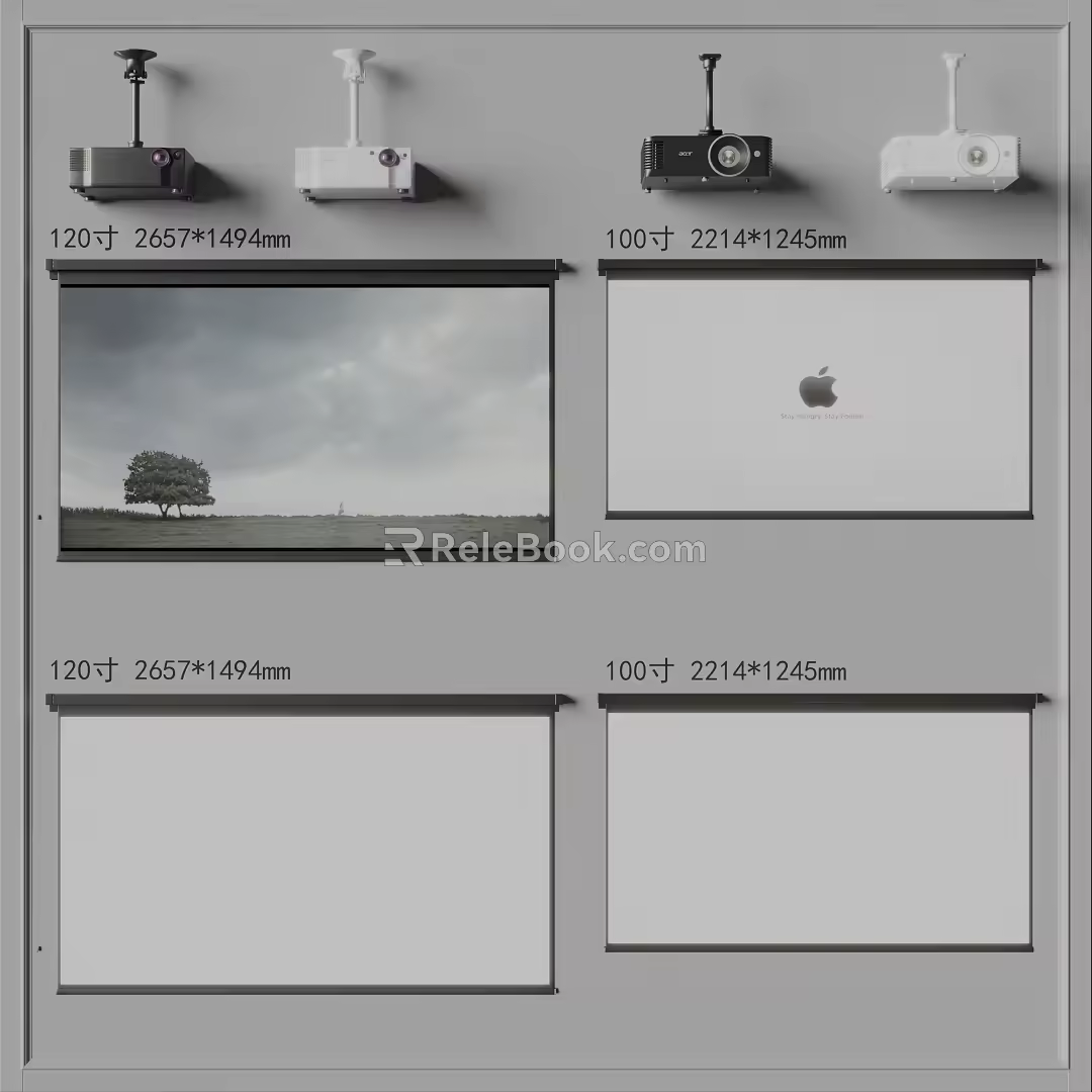 Modern projector disk drive 3d model