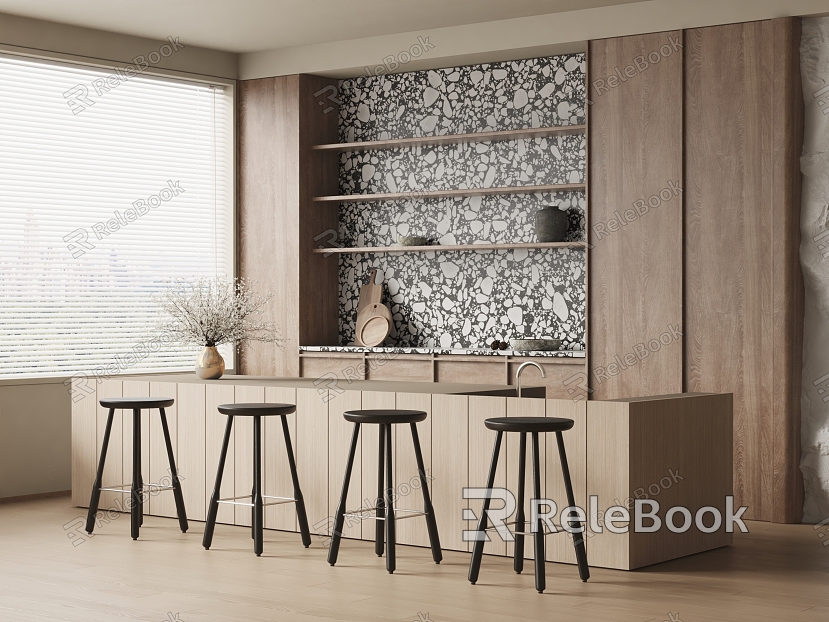 Vibia Bar Chair Combination model