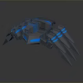 Robot Spider Robot Mecha Spider Science Fiction Spider Mechanical Spider Battery Spider Tower Defense 3d model