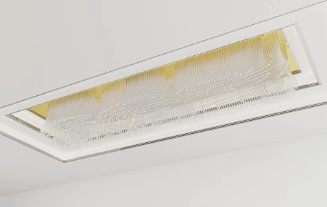 Modern chandelier 3d model