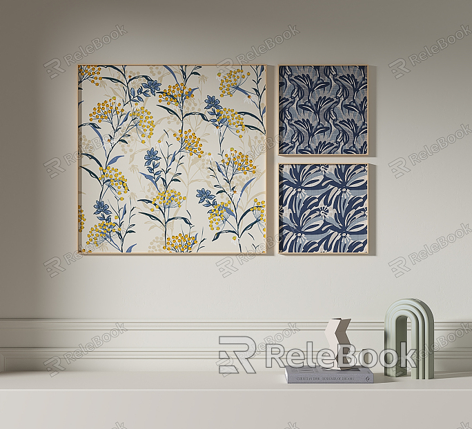 Modern Plant Painting Simple Decorative Painting model