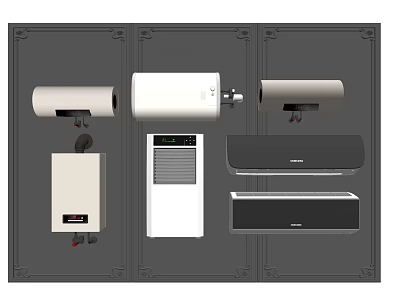 Modern Home Appliances 3d model