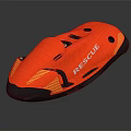 Orange Rescue Flotation Device With Bright Color And Emergency Rescue Features