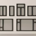 Chinese Window New Chinese Window casement window glass window door window bay window 3d model