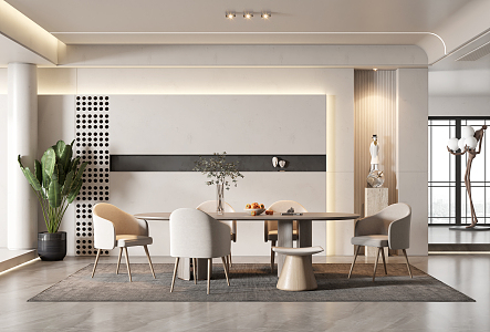 Modern Restaurant 3d model