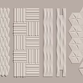 Decorative Wall Panels With Various Textured Patterns And Geometric Designs for Interior Decoration