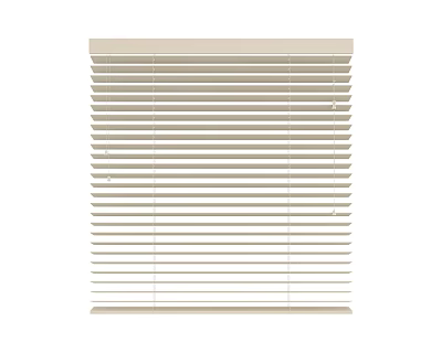 Classic Beige Window Blinds Modern Design For Home Interior Decor 3d model