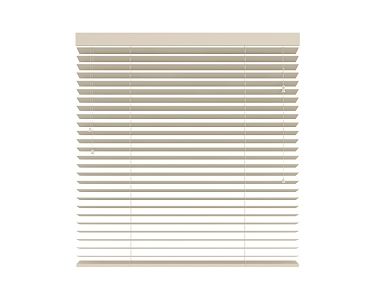 White venetian blinds pull rope solid wood venetian blinds home paint 3d model