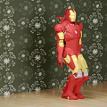 Iron Man Game And Movie Character Standing With Red And Yellow Armor