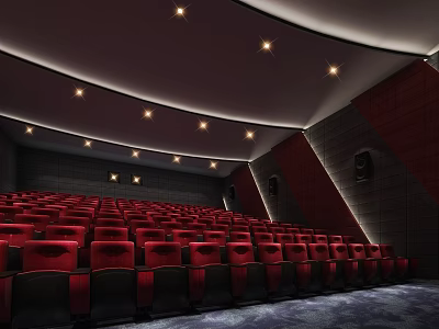 Modern Cinema 3d model