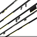 Modern Track Mounted Downlights And Spotlights With Black Gold Adjustable Design Fixtures