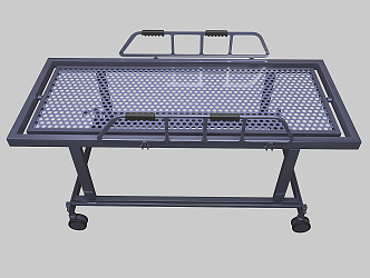 Modern decontamination bed 3d model