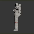 Full White Astronaut Space Suit With Helmet Backpack And Design Details