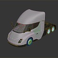 Modern Truck Big Truck Big Transporter Big Transporter 3d model