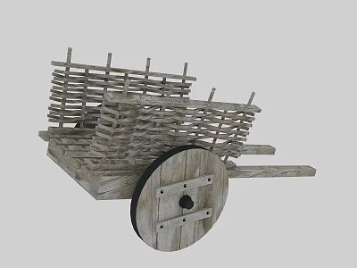Modern Trolley Farm Tools Labor 3d model Modern Trolley Farm Tools Labor 3d model