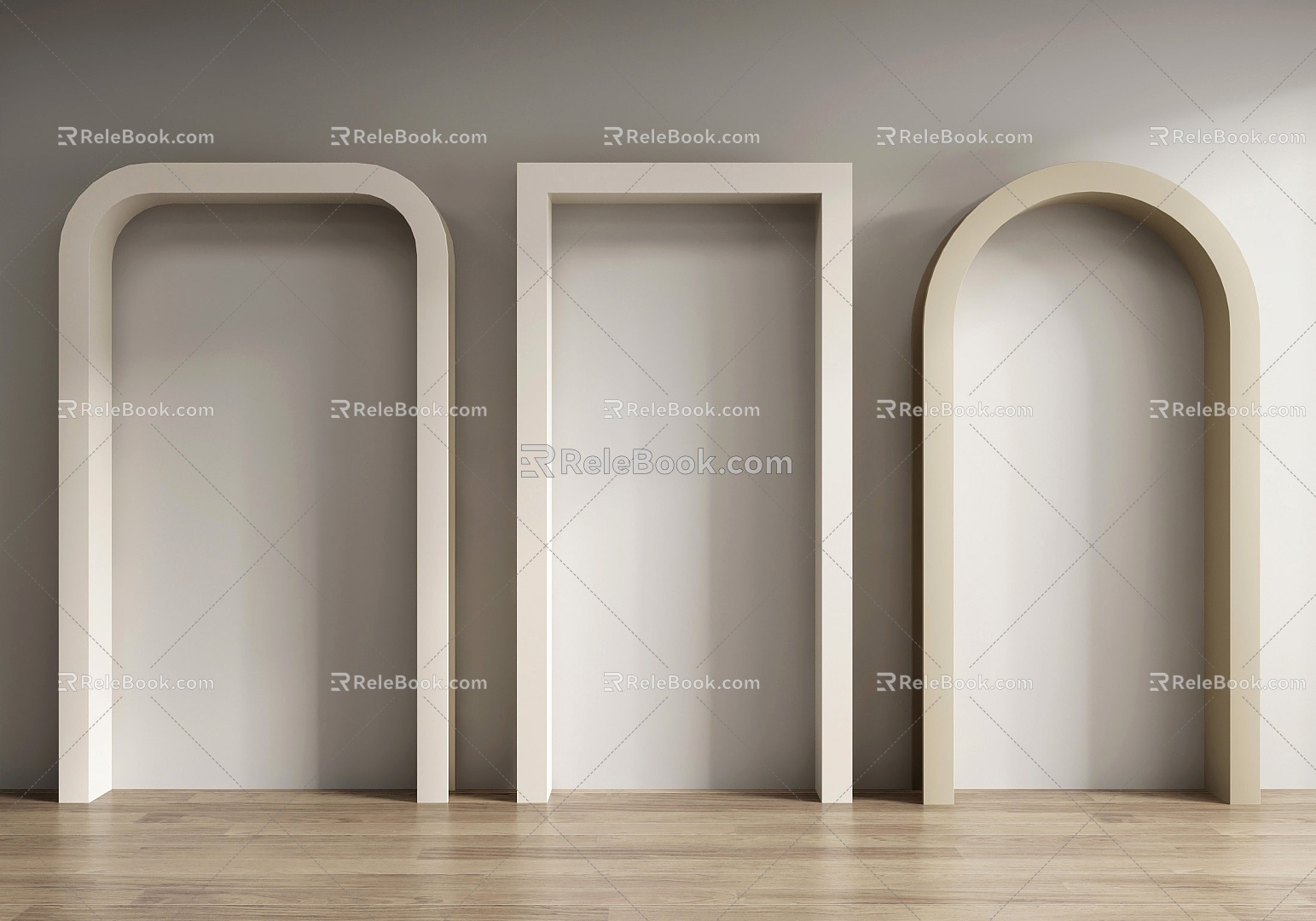 Door cover door arch pass arc arch arc arch French arch 3d model