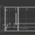 Modern Shower Sauna Interior Design With Glass Doors And Dual Compartments