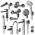 Modern Black Bathroom Kitchen And Shower Faucets With Various Design Styles