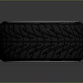 Car Wheel With Golden Spoke Design And Shiny Alloy Rim Black High Performance Tire