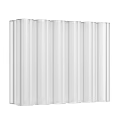Modern White Decorative Wall Panels With Wavy Design And Smooth Surface 3d model